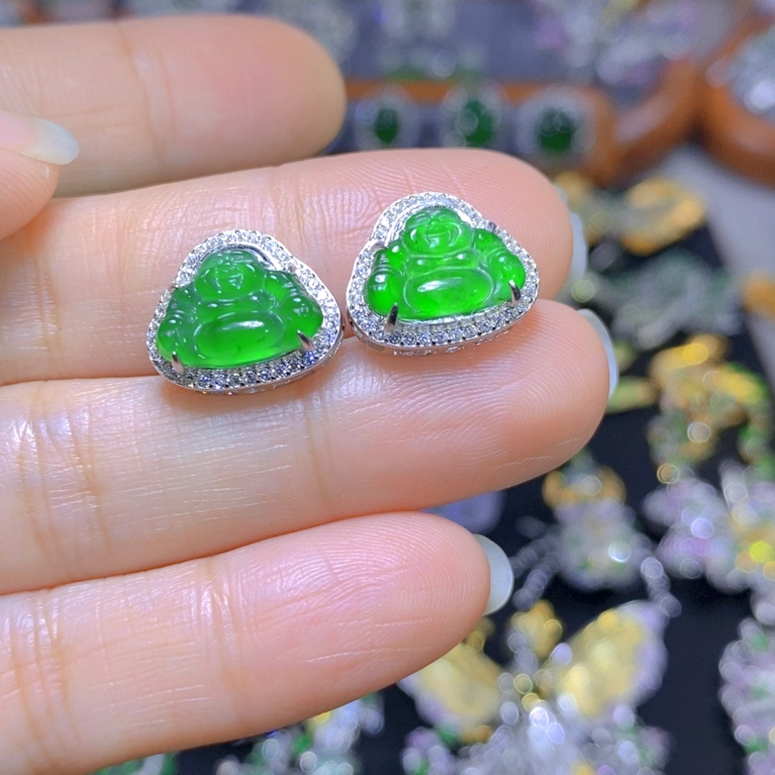 翡翠颈饰银S925镶嵌多样性发其一