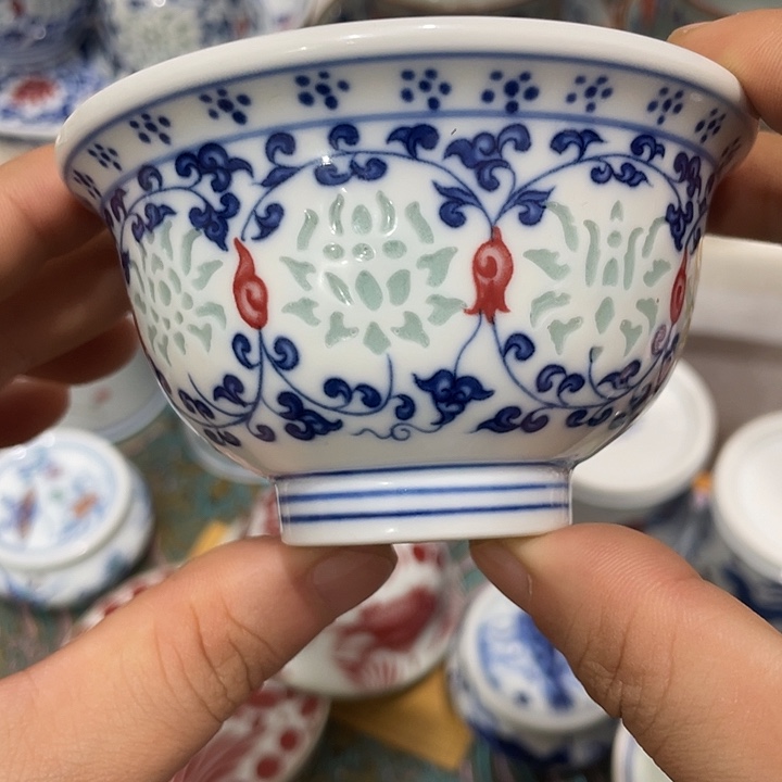 陶摆件景德镇陶瓷主人杯233