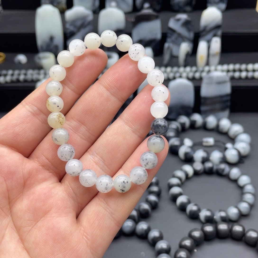 和田玉手串未镶嵌