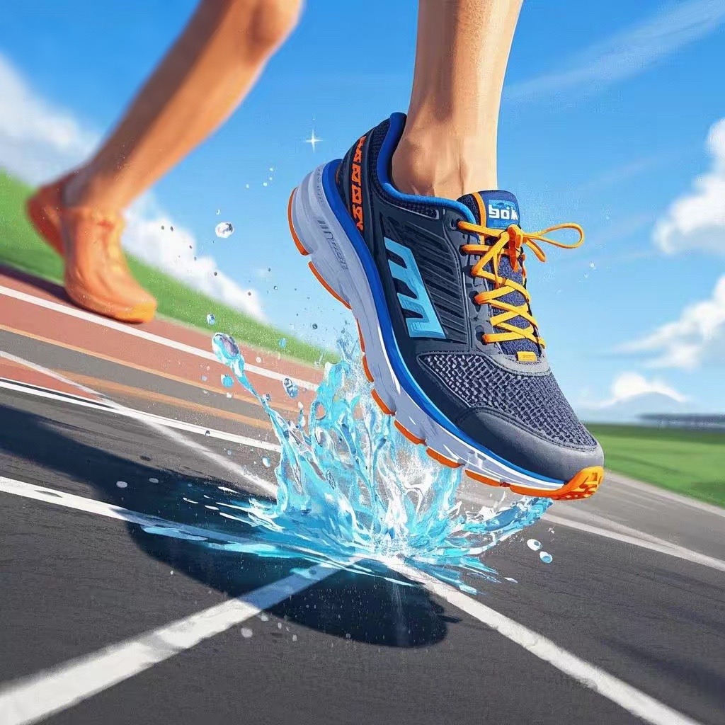 TH2【只做高端】双密度三层底亚克力港宝后跟磨砂TPU稳定片运动鞋 