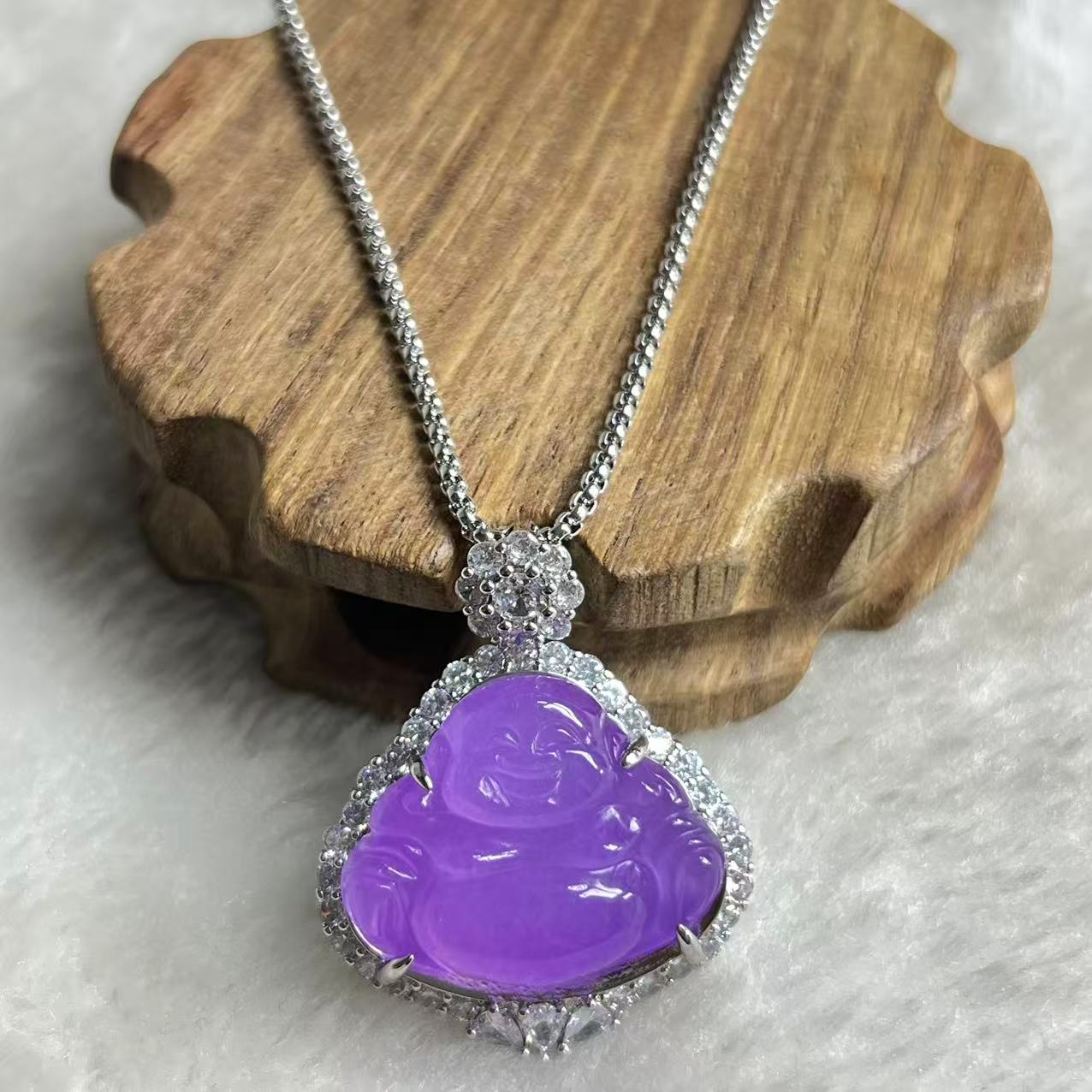 Q典藏品 紫佛公时尚吊坠美观大气美轮美奂尽显魅力