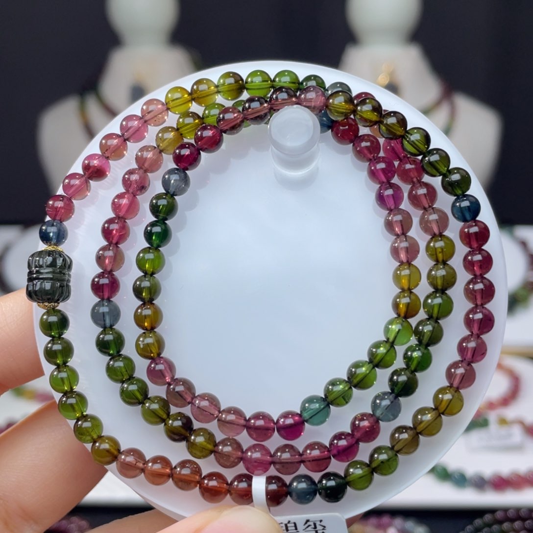 手串未镶嵌碧玺4.9mm±