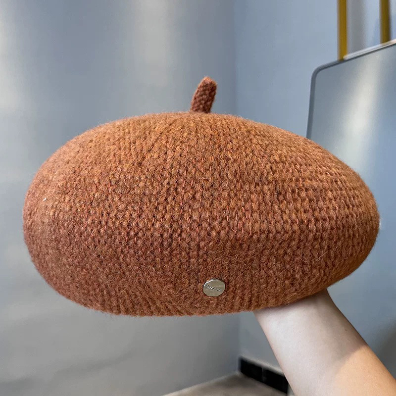 英伦复古羊绒混纺画家贝雷帽1268