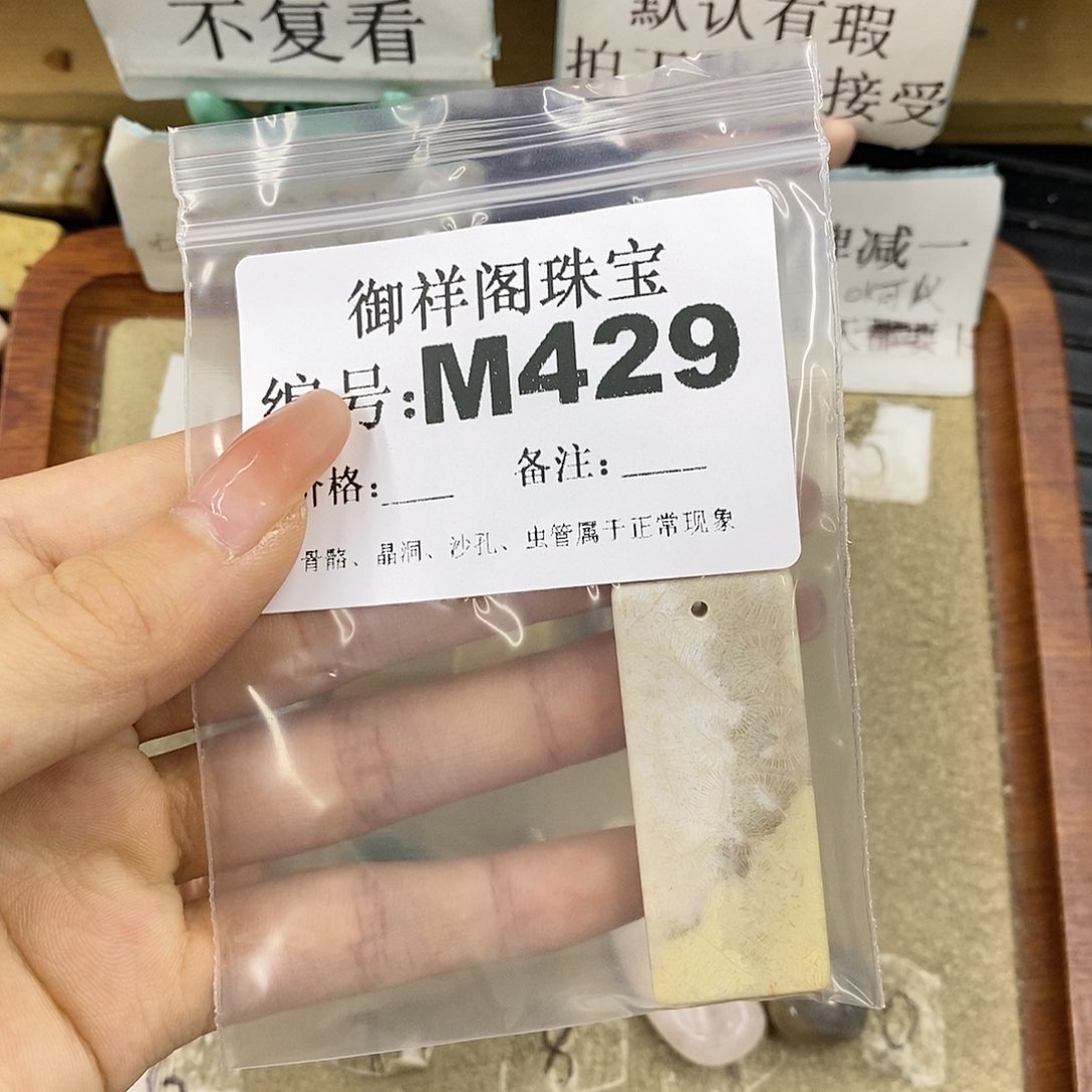 硅化珊瑚（珊瑚玉）未镶嵌颈饰永***✨