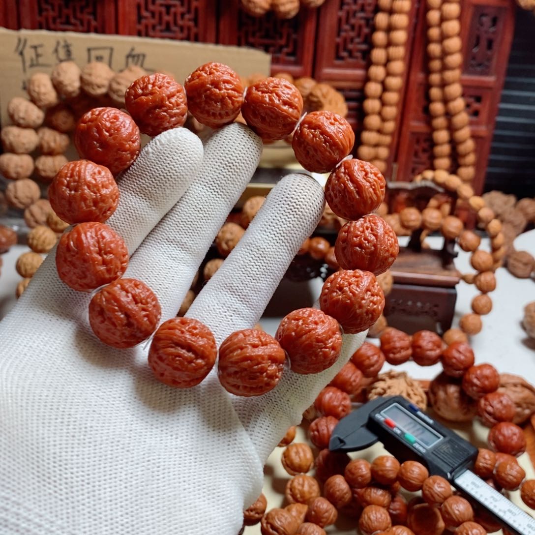 文玩核桃手串风*者尺寸19
