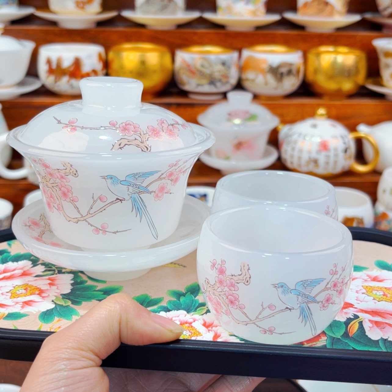 【闪购商品】高货羊脂玉瓷陶瓷茶具