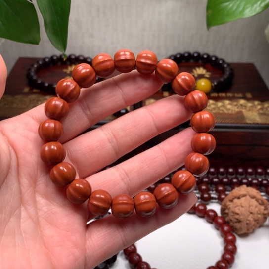 橄榄核手串/手链猴头鲨鱼背