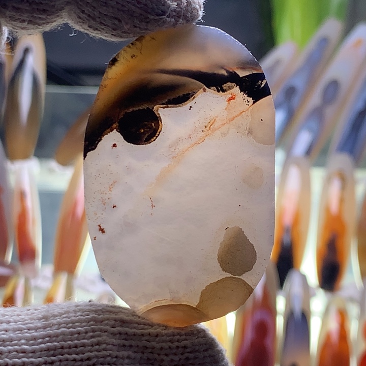 未镶嵌玛瑙/玉髓珠宝半成品172