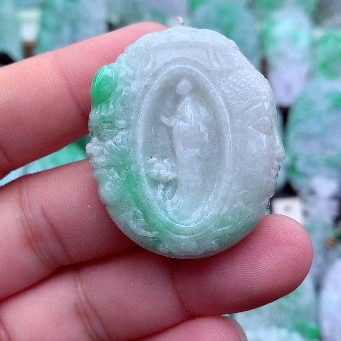 翡翠吊坠(不含链)未镶嵌