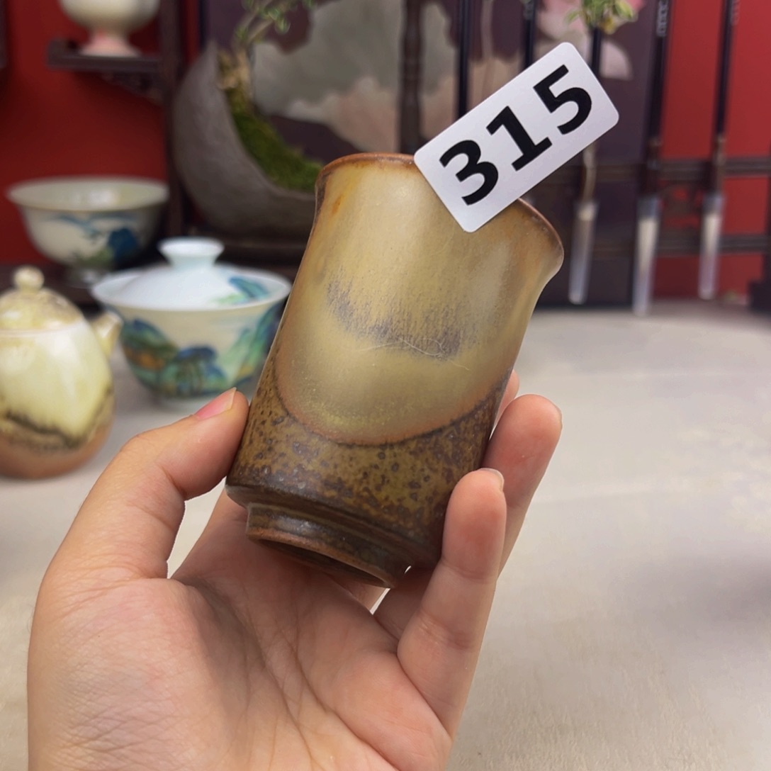 杯子纯手工柴烧主人杯