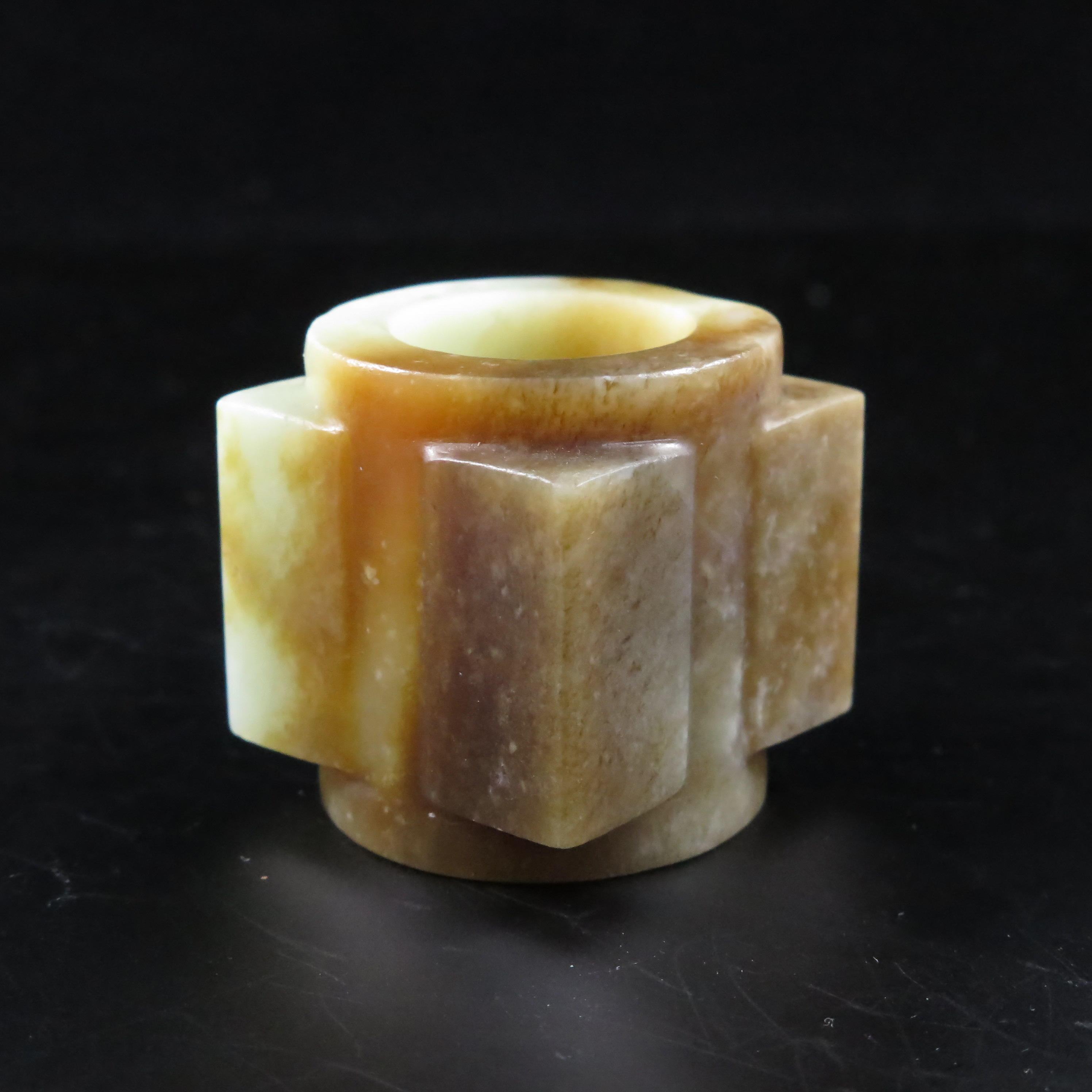 清代玉琮/HY574780/和田玉/槐荫山房