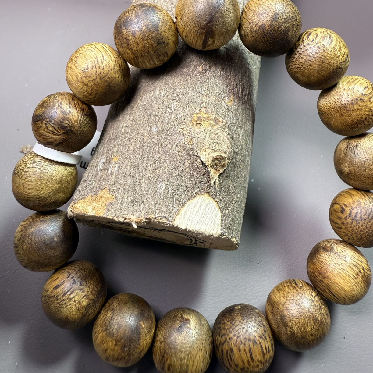 沉香{卡13mm珍藏版圆珠单圈}金沙叶爆款手串正品