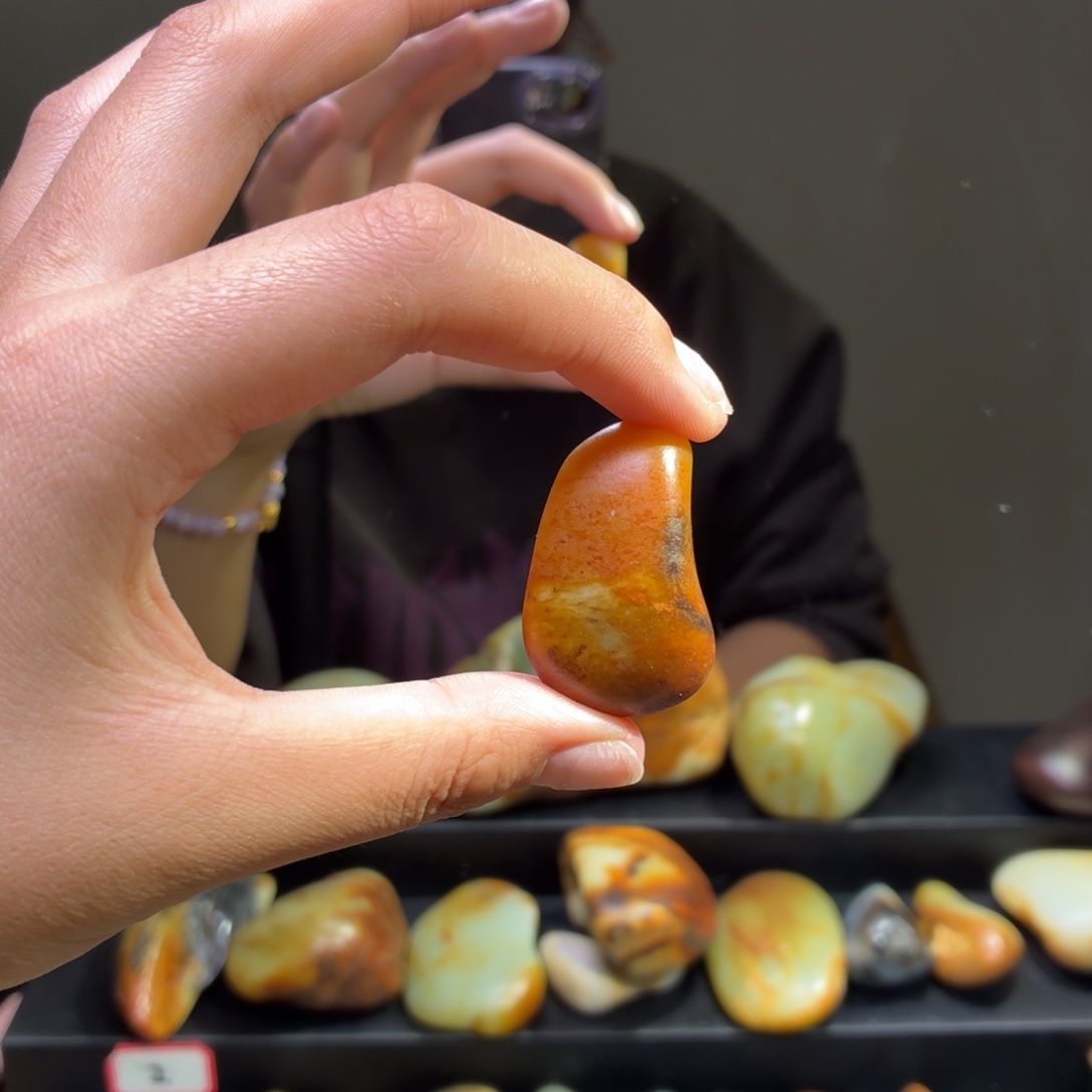 和田玉未镶嵌挂件24.4