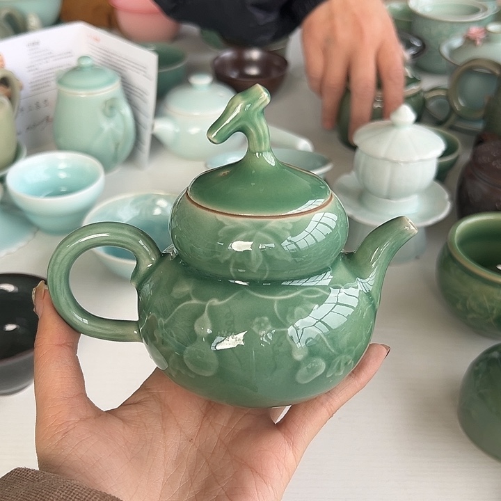 小米茶器龙泉青瓷