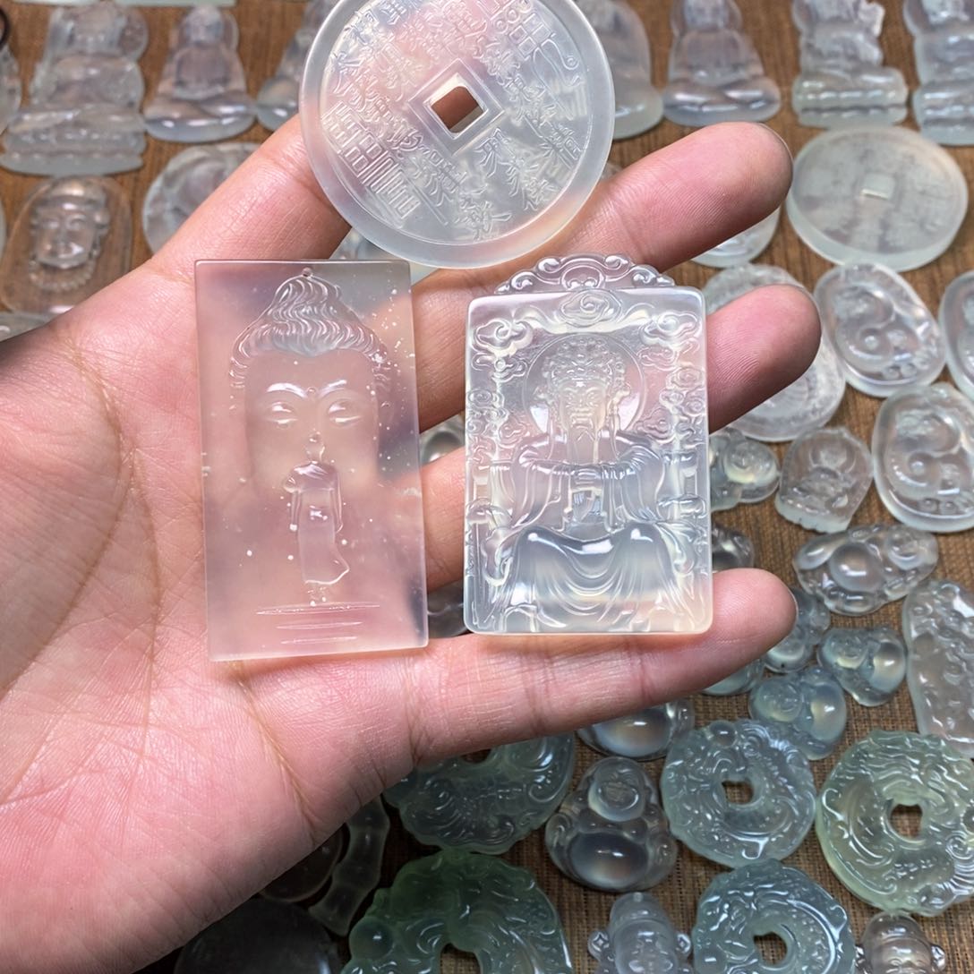 岫玉吊坠(不含链)未镶嵌清**来