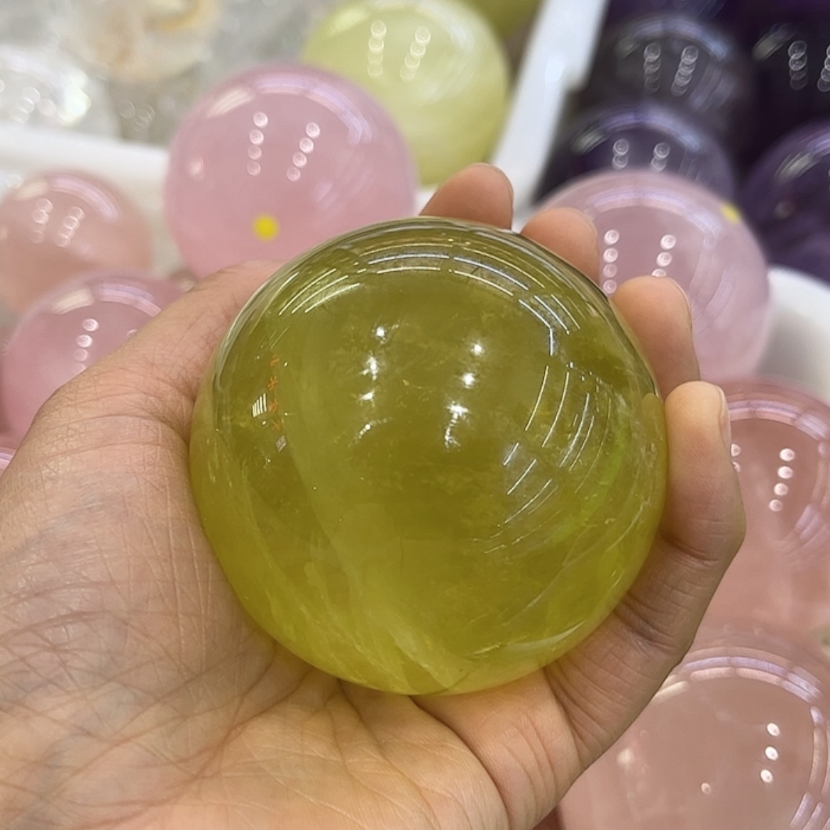 【闪购商品】水晶摆件球未镶嵌
