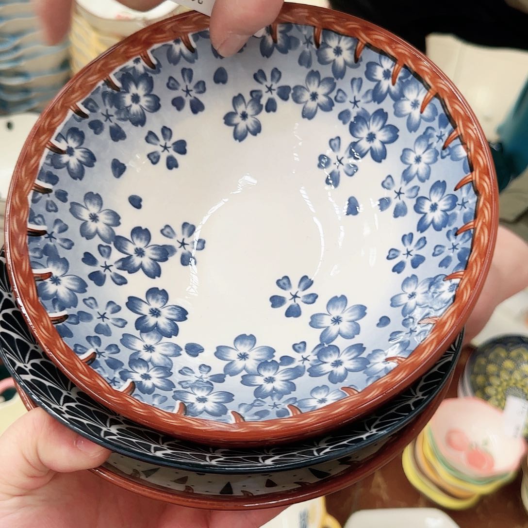瓷微瑕4只8斗碗414