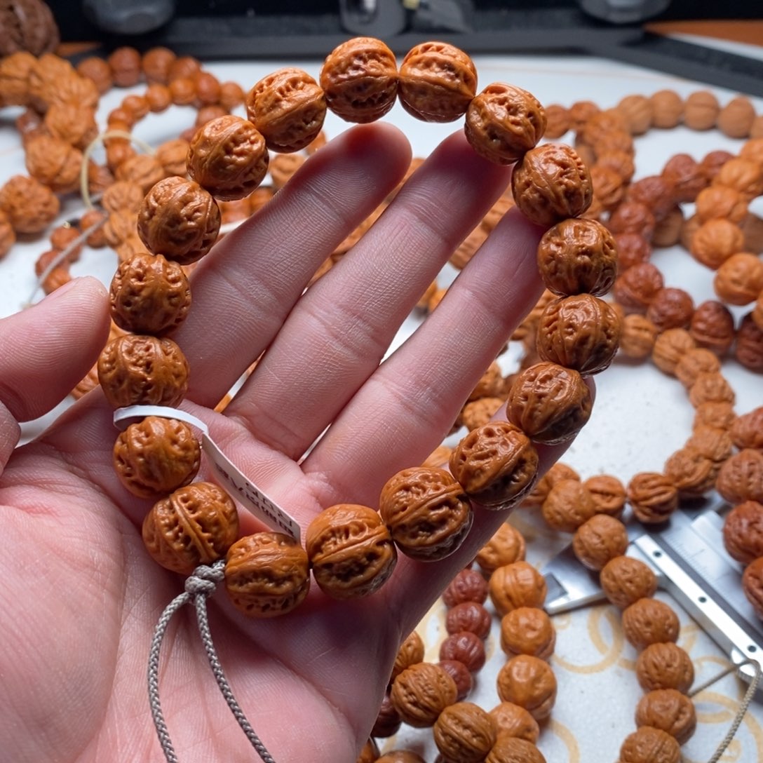 赤***道手串文玩核桃粗筋小核桃