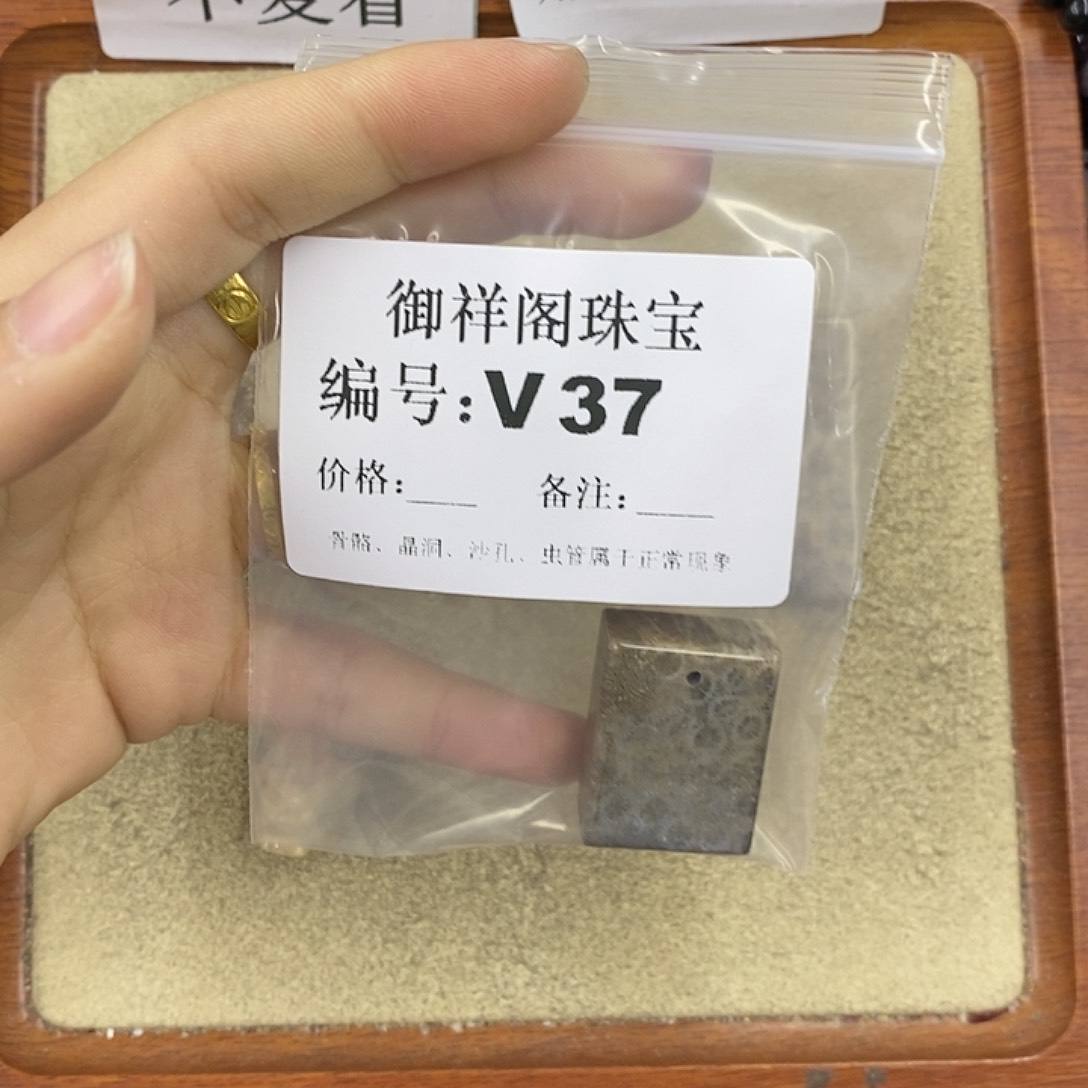 硅化珊瑚（珊瑚玉）颈饰未镶嵌蔚**空