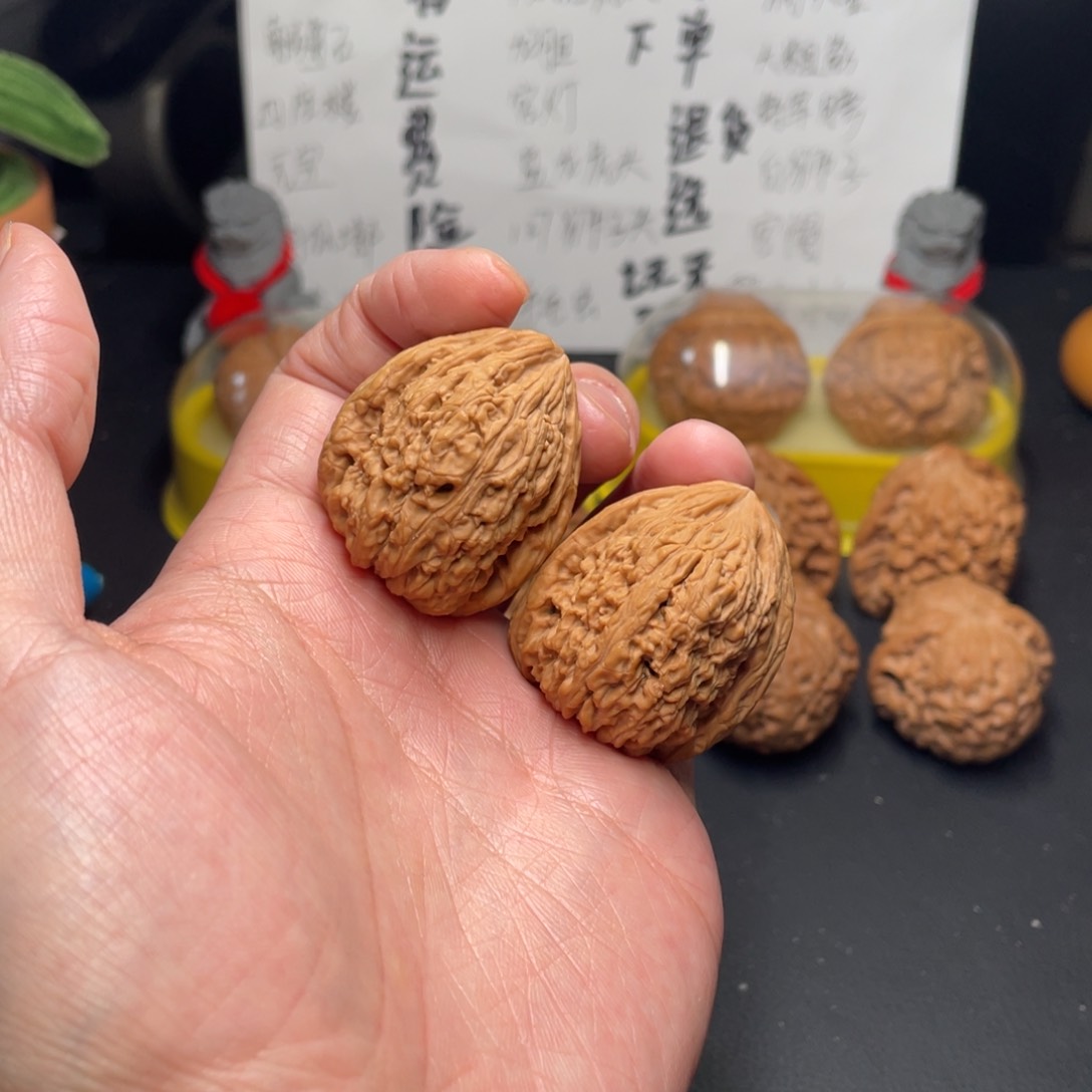 文玩核桃把件34凹底高炮南疆168