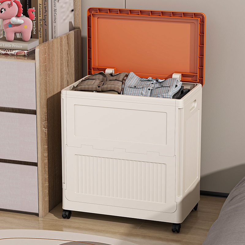 【翻盖式可移动】多功能简易安装大容量儿童衣柜