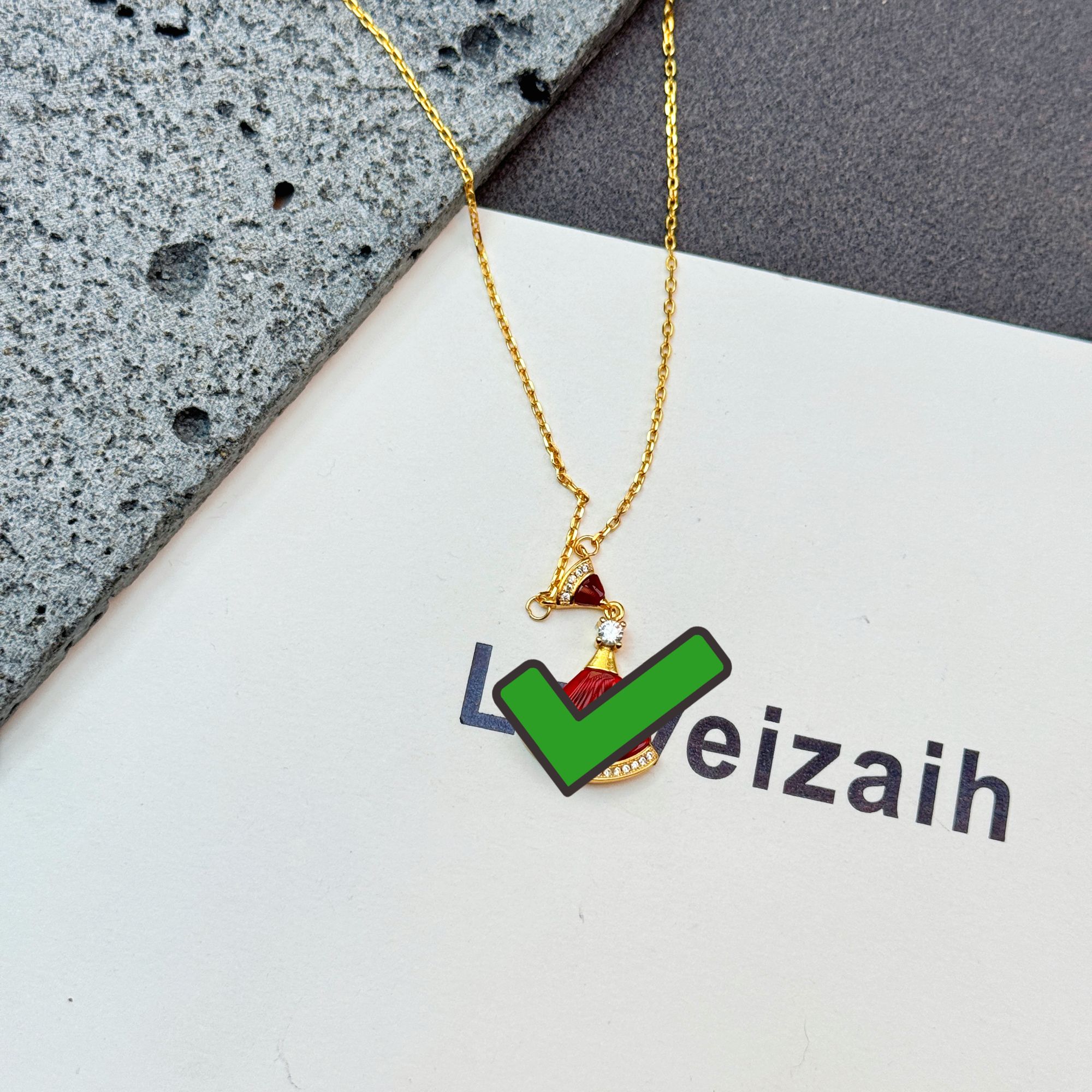  17274扇形小裙子锁骨链