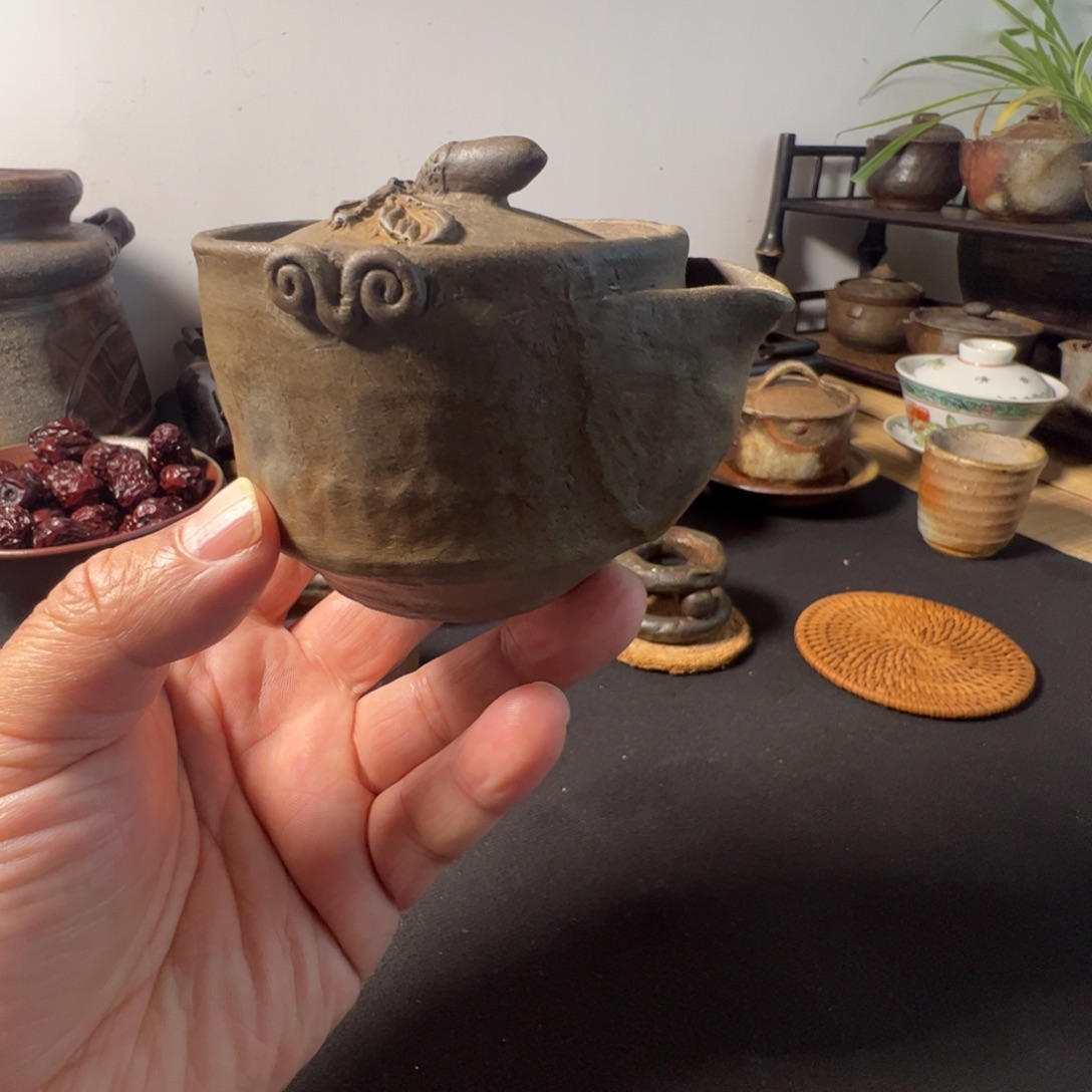 井上溪仙备前烧宝瓶