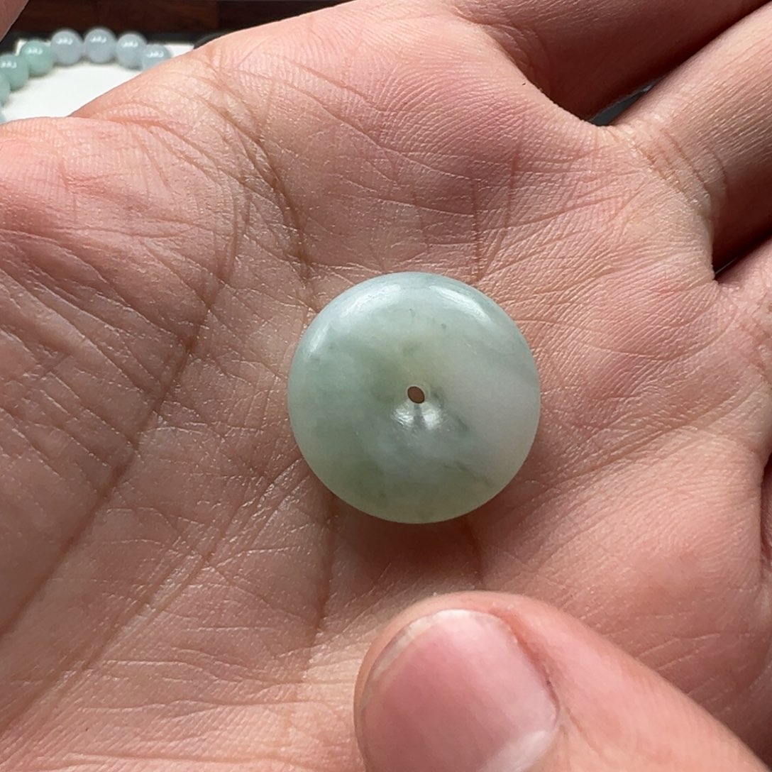 定制翡翠未镶嵌平安扣