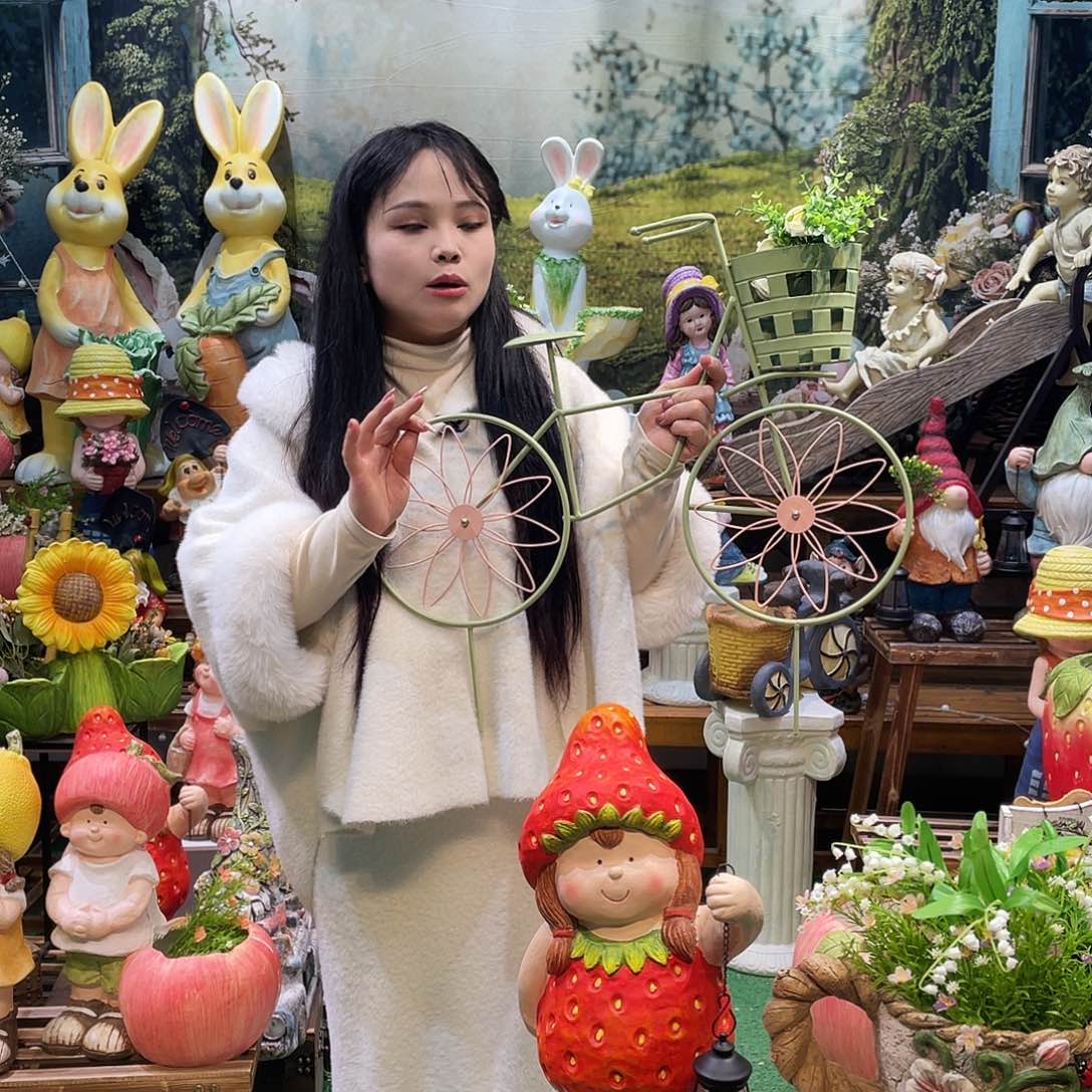 摆件花园摆件红红火火