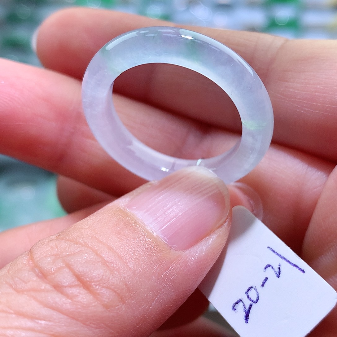 翡翠戒指未镶嵌20-21号