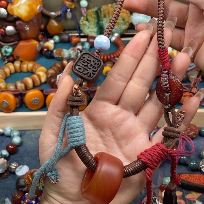 【闪购商品】玛瑙/玉髓颈饰未镶嵌项链