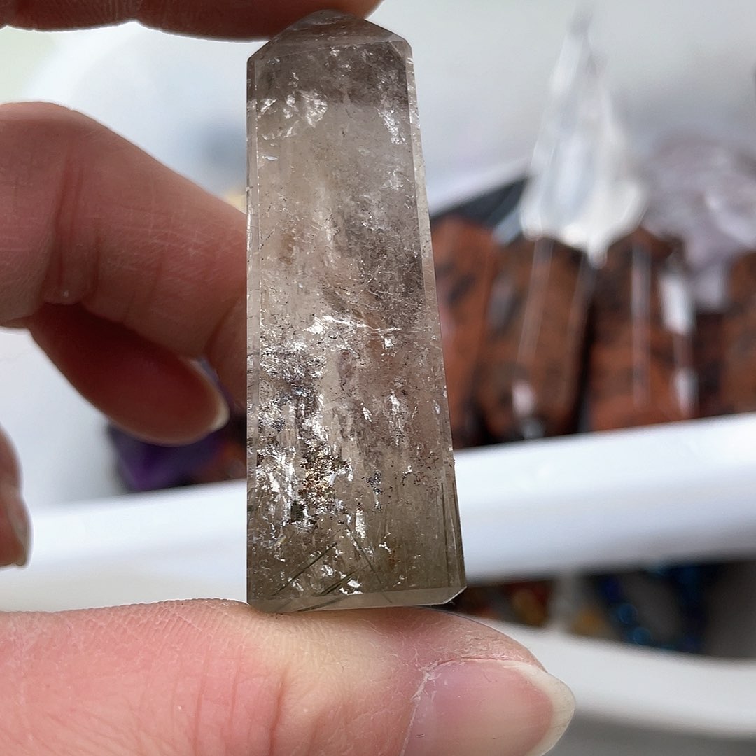 发晶珠宝半成品未镶嵌1159