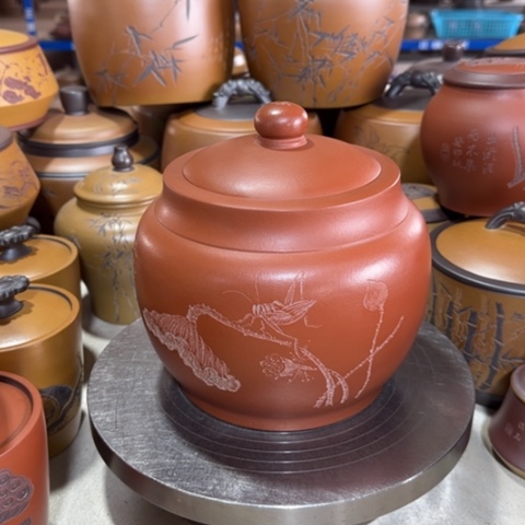 紫砂茶叶罐。。。。。。。。。