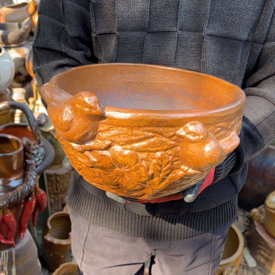 红陶高14口26有孔