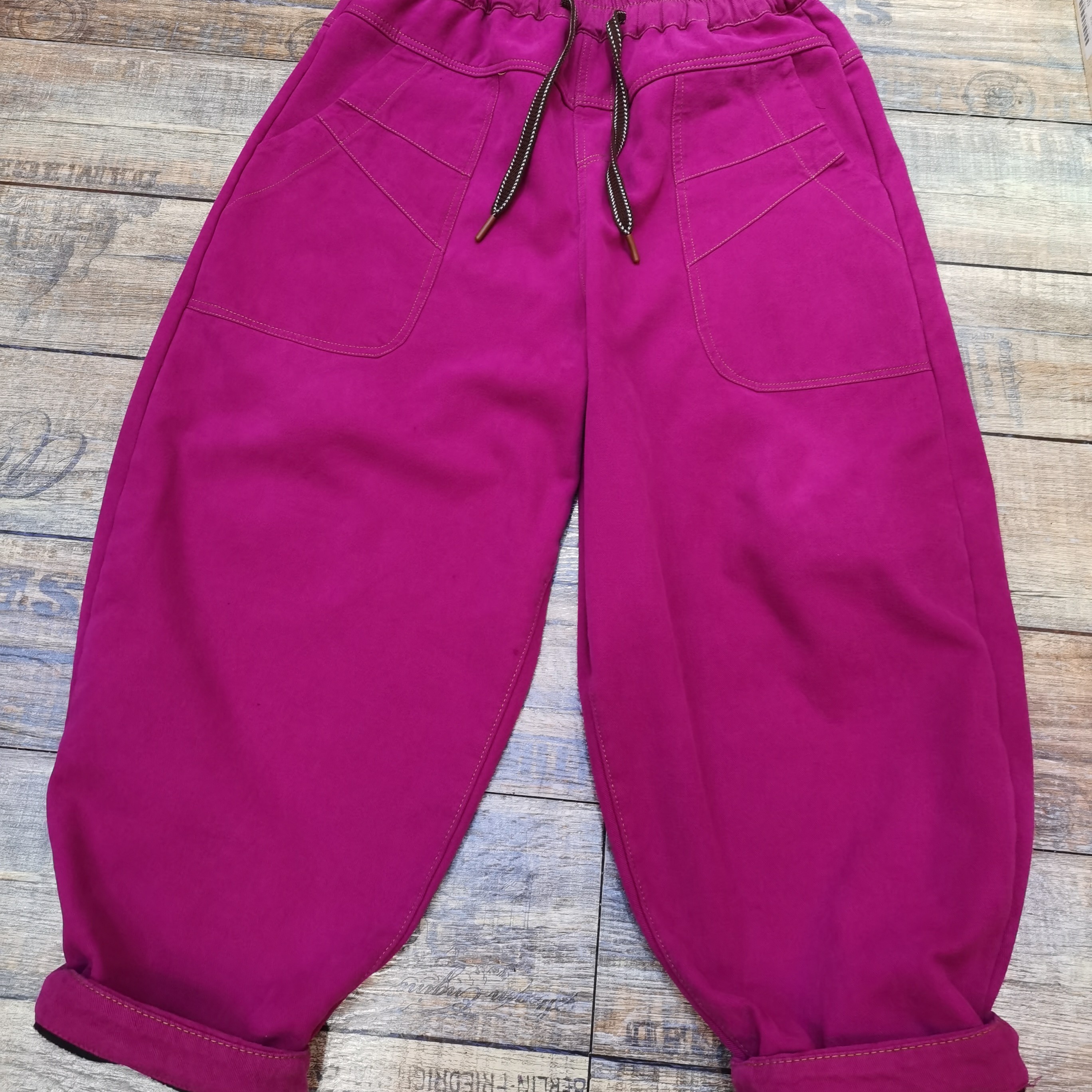 欧货时尚休闲加绒裤