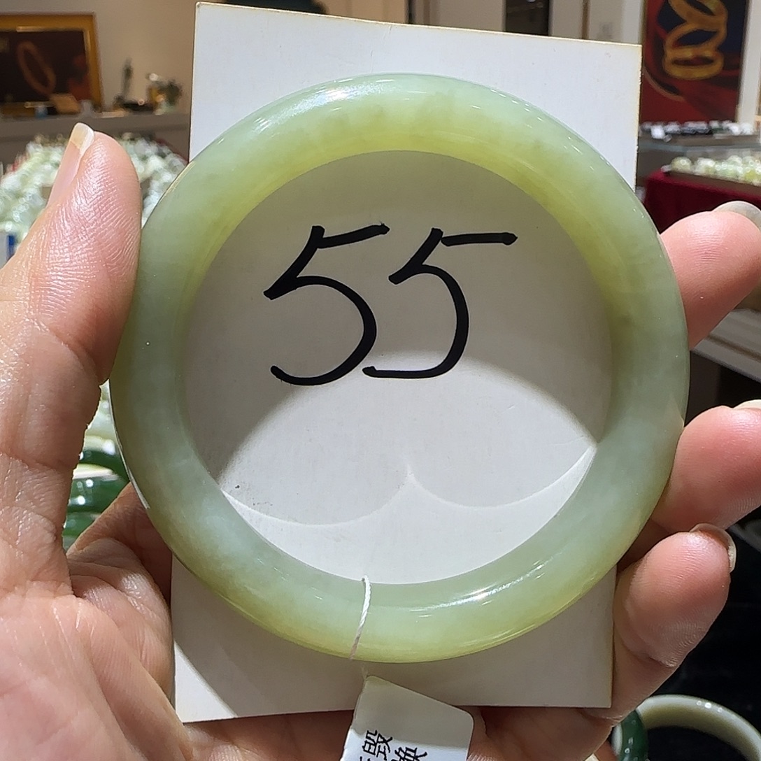 和田玉未镶嵌手镯965