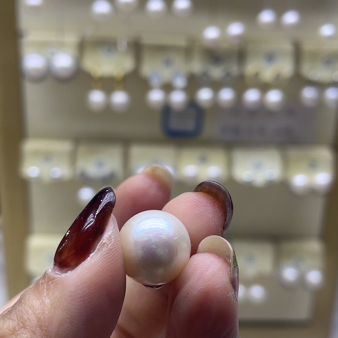 颈饰银S925镶嵌淡水珍珠