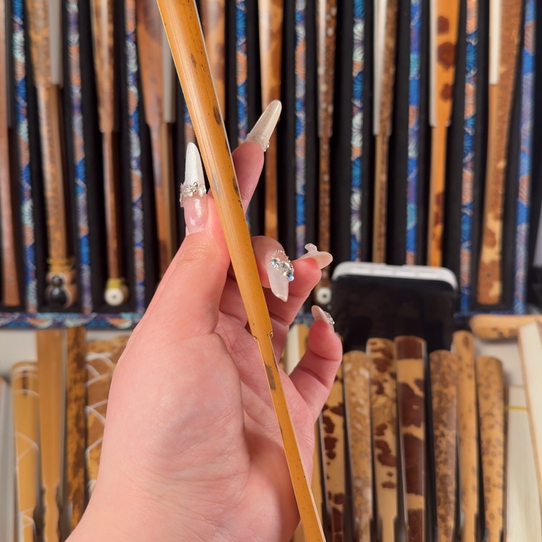 扇子?****?兵哥扇艺斑竹折扇小明