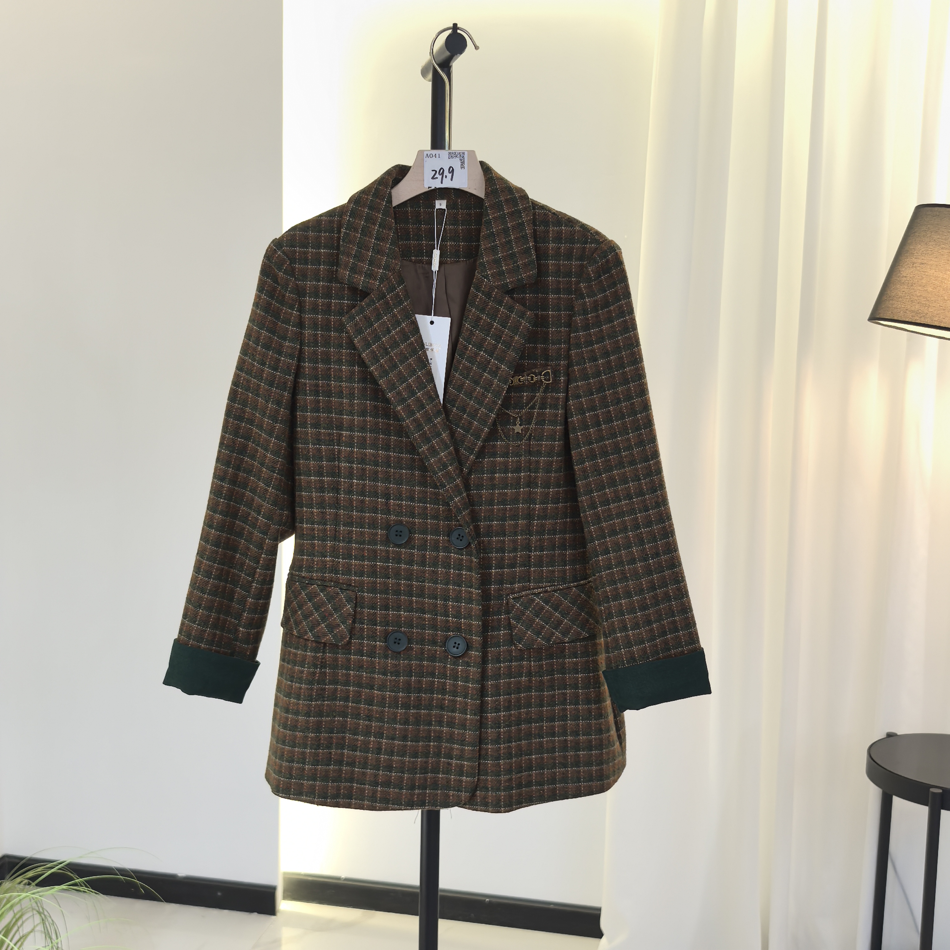 【C211】时尚轻奢优雅小香风西装外套