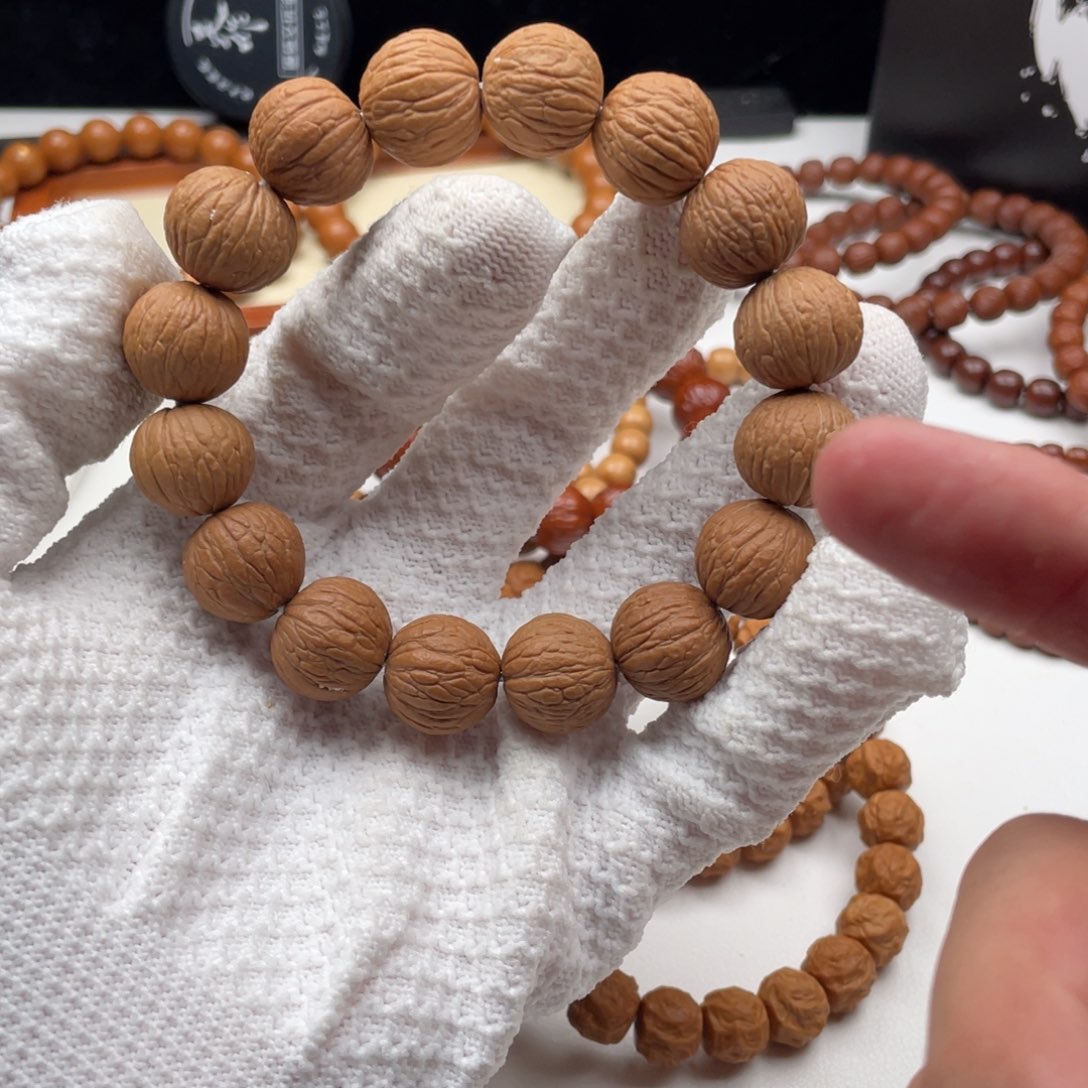 猴头核桃手串凤羽000000