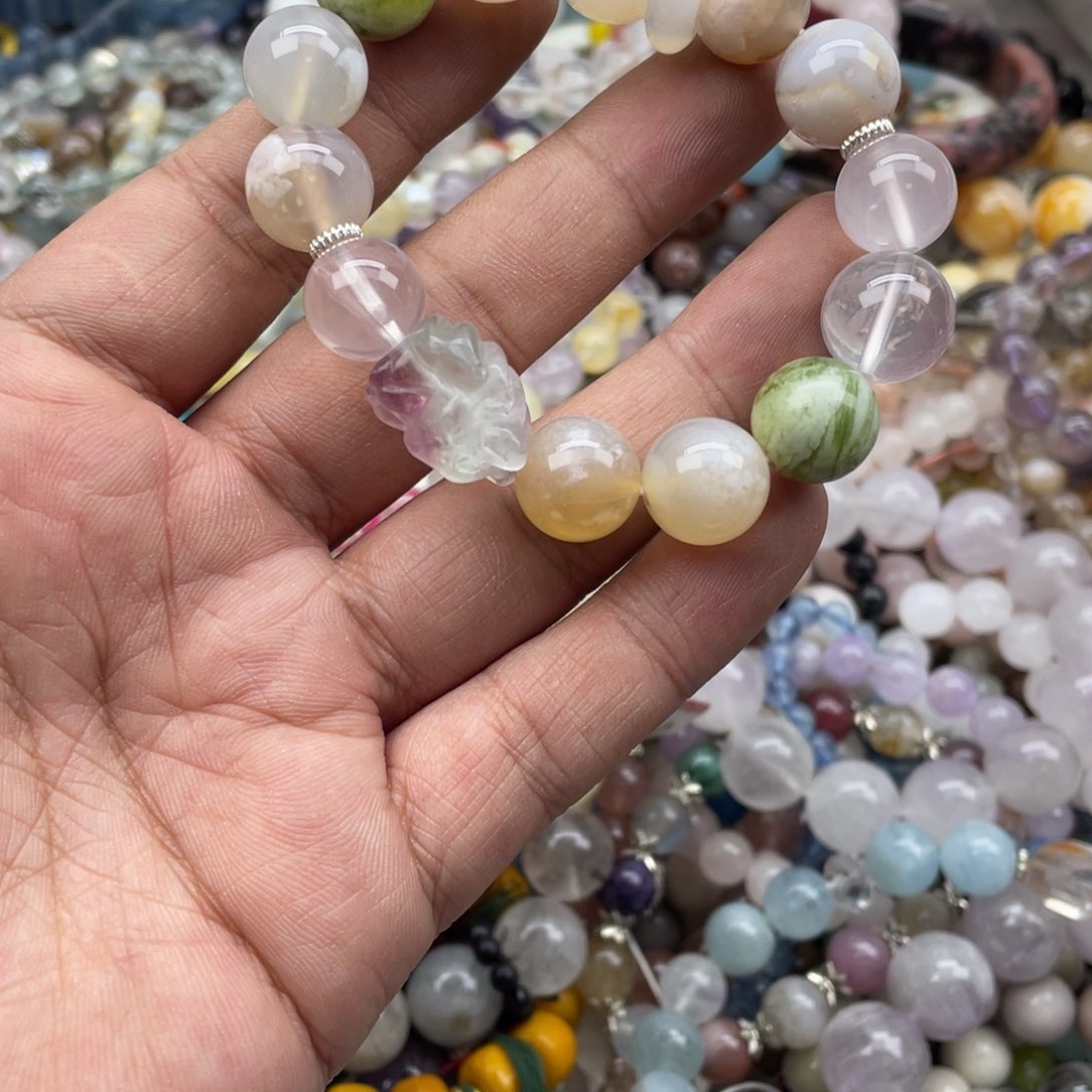 银S925镶嵌手链水晶