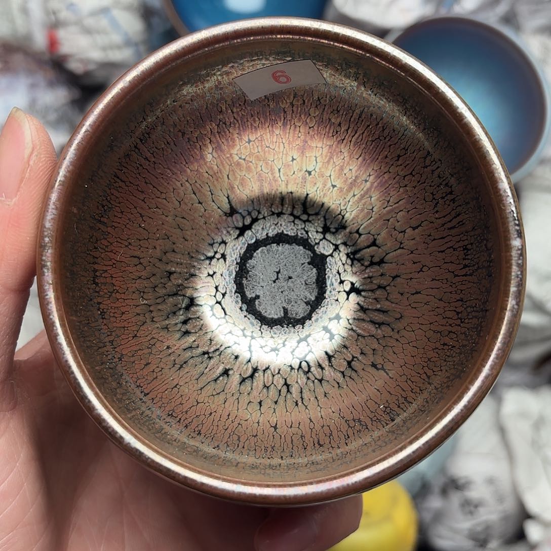 茶盏建盏主人杯一只微瑕