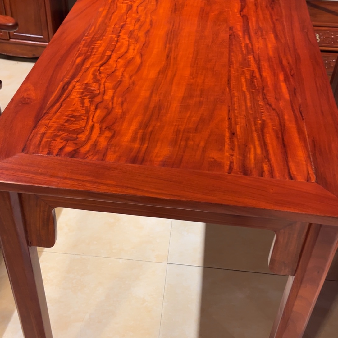 青***水花梨木类案台刺猬紫檀98画案