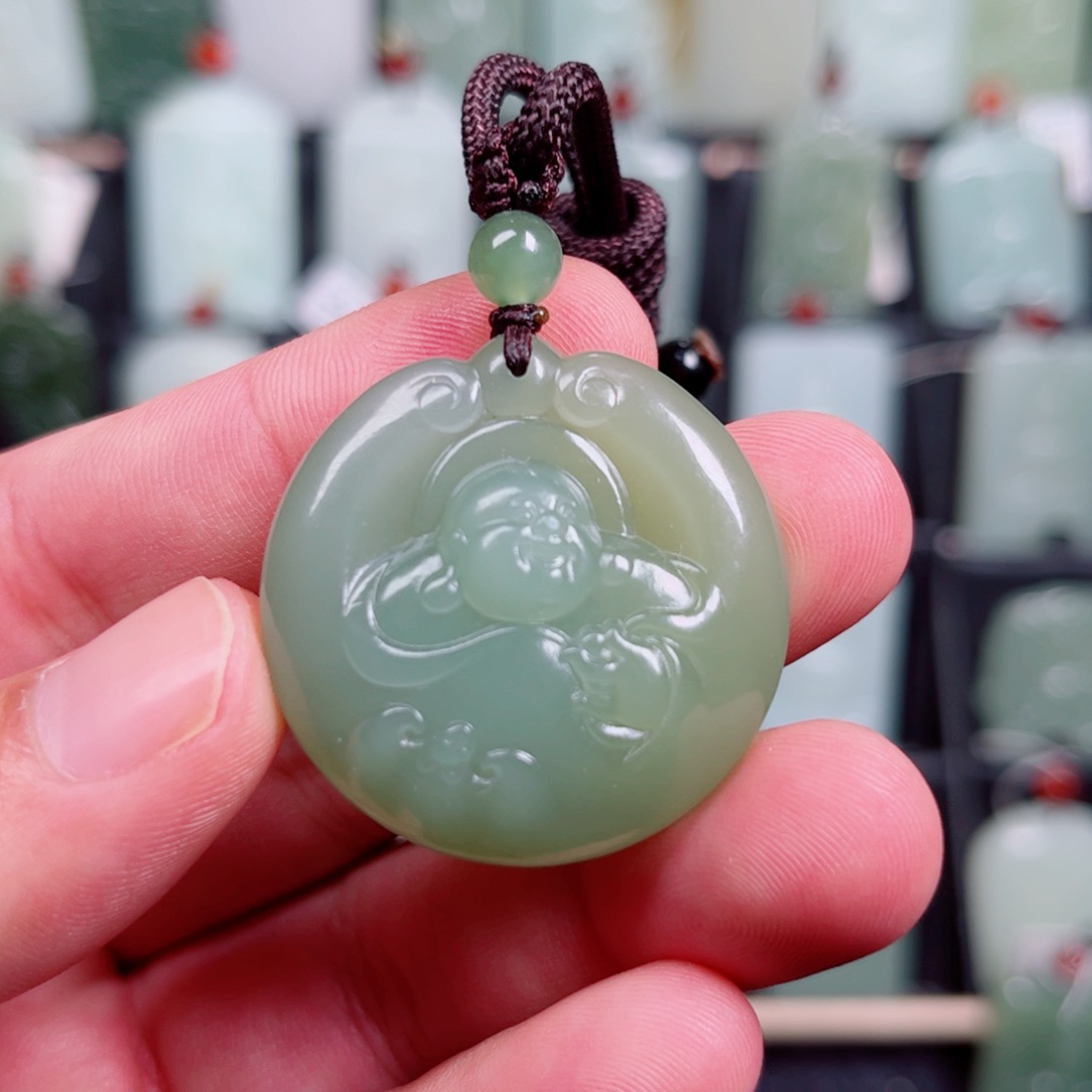 和田玉未镶嵌挂件