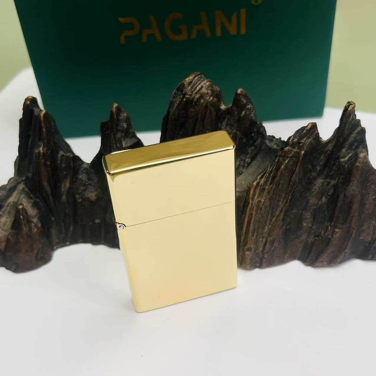 帕伽尼 黄铜  机甲 -808  光板    打火机