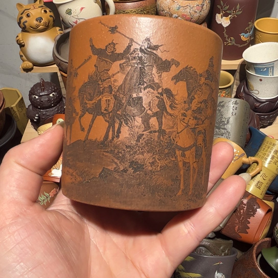 紫砂茶杯宜兴紫砂主人杯