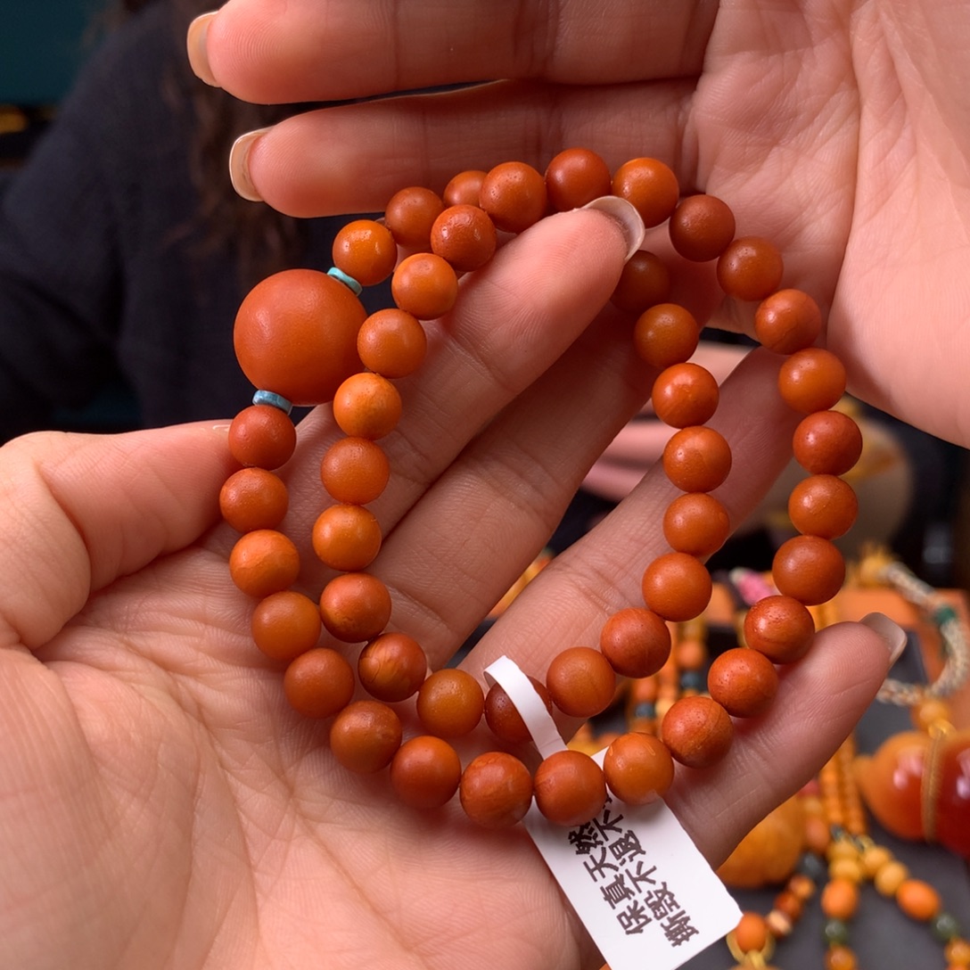 蜜蜡未镶嵌手串天然