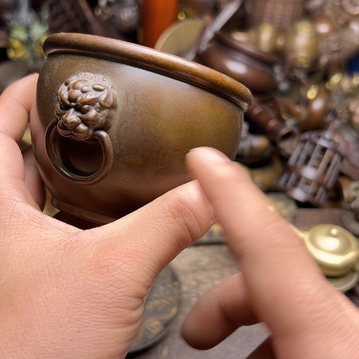 文玩铜器工艺把玩摆件