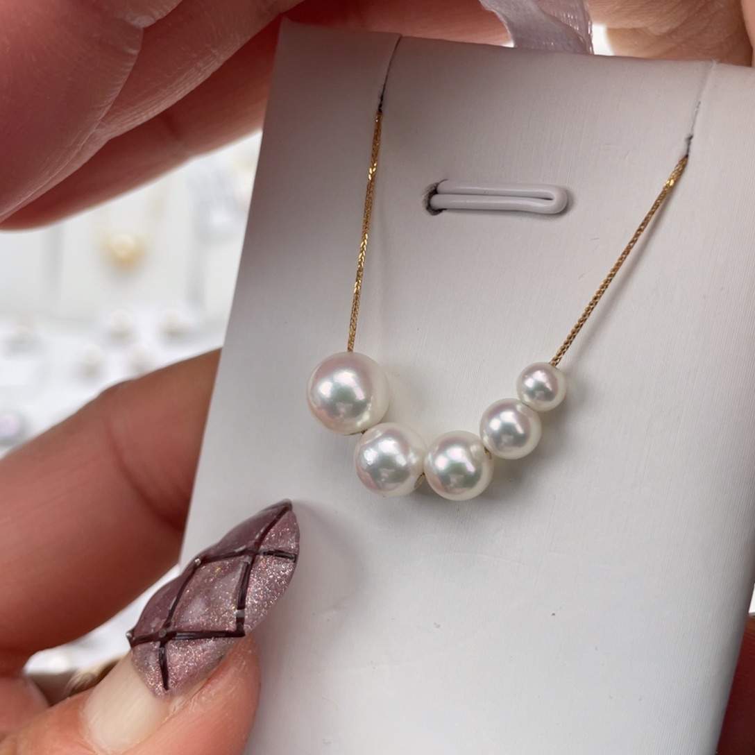 海水珍珠颈饰18K金镶嵌