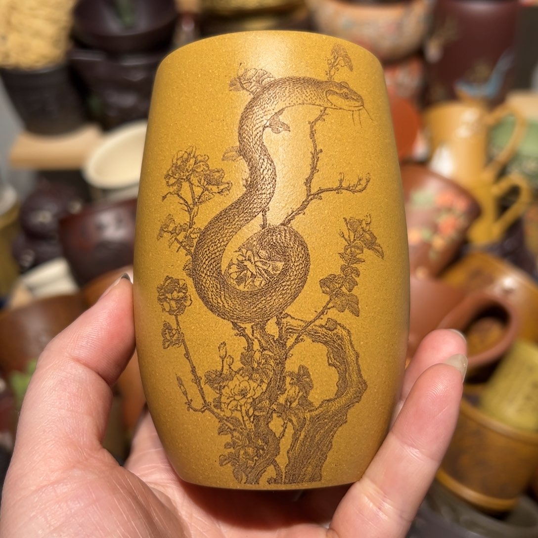 紫砂茶杯宜兴紫砂主人杯